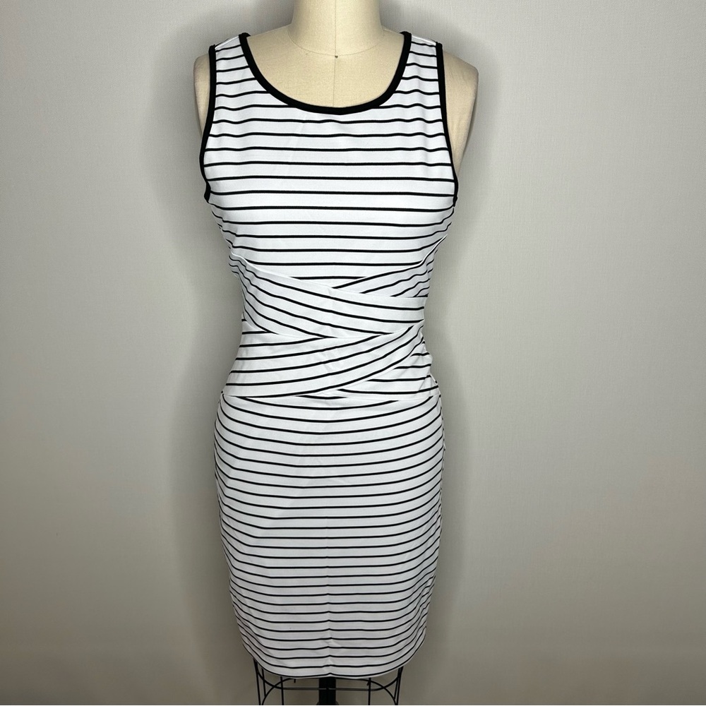 XOXO Striped Bodycon Dress